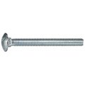 Midwest Fastener 1/4"-20 x 2-1/2" Zinc Plated Grade 5 Steel Coarse Thread Carriage Bolts 10PK 31786